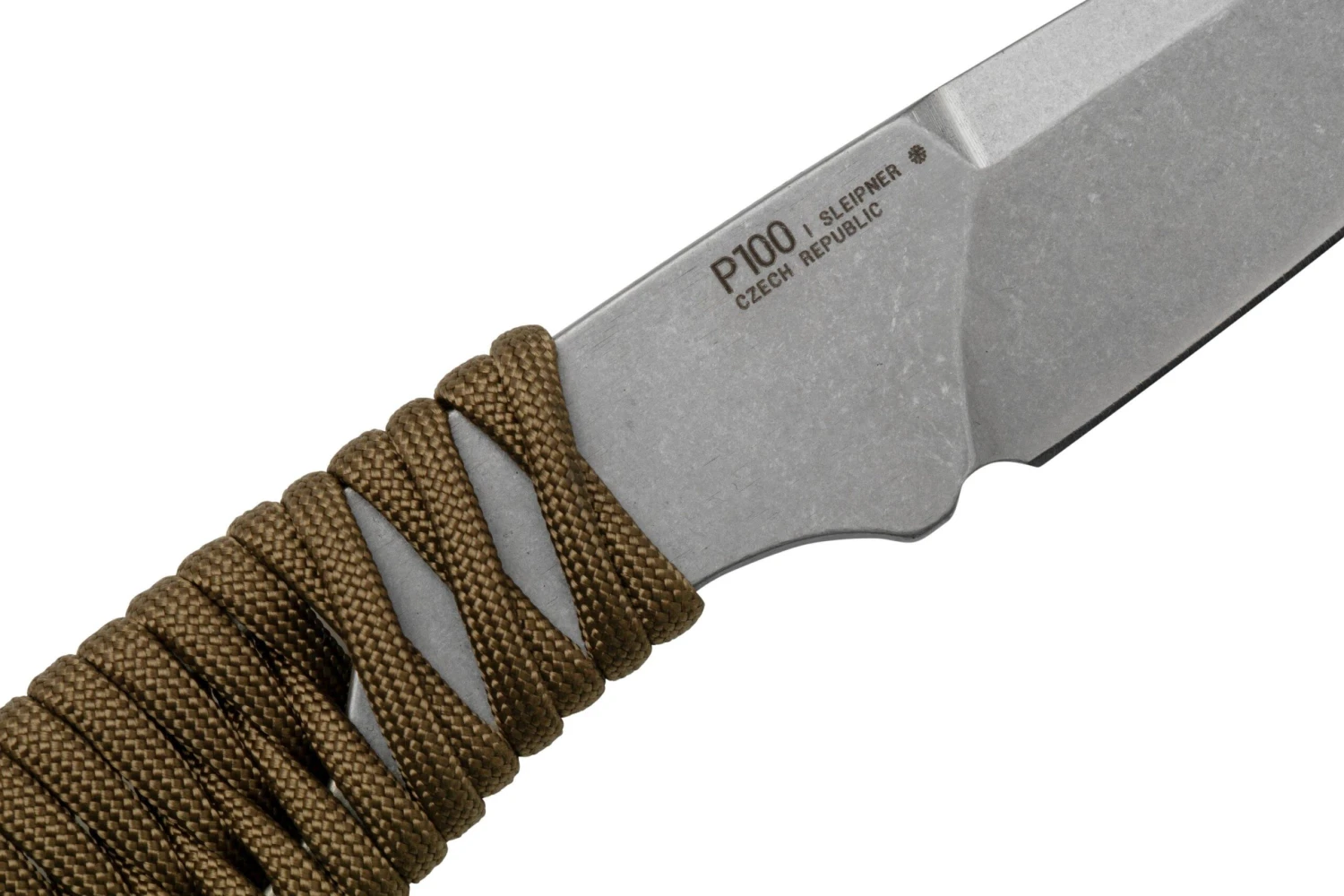 ANV Knives P100 Sleipner, Coyote Paracord, P100-005, Black Kydex Sheath, Cuchillo De Cuello - Imagen 5