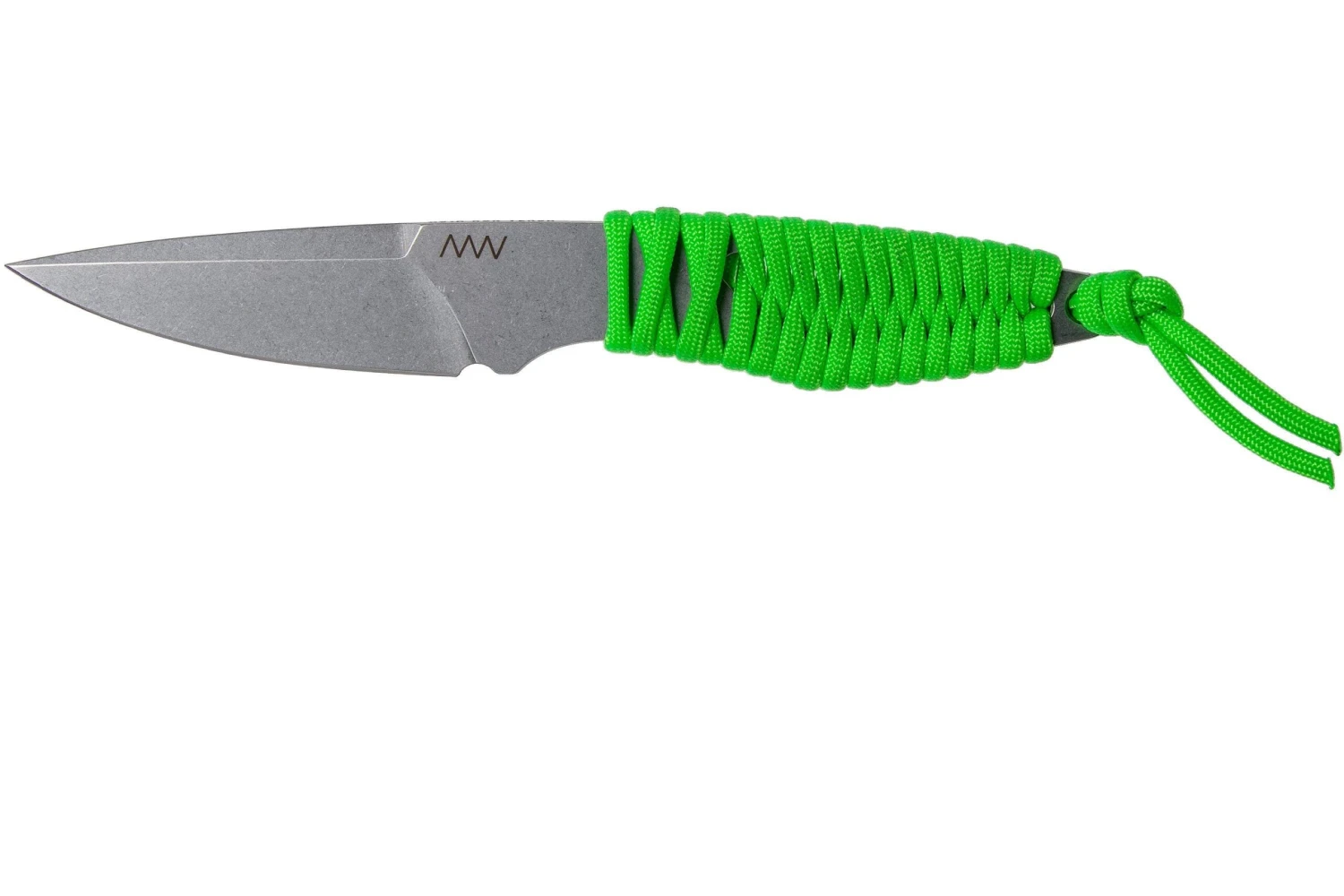 ANV P100 Sleipner, Neon Green Paracord, ANVP100-009, Black Kydex Sheath, Cuchillo De Cuello