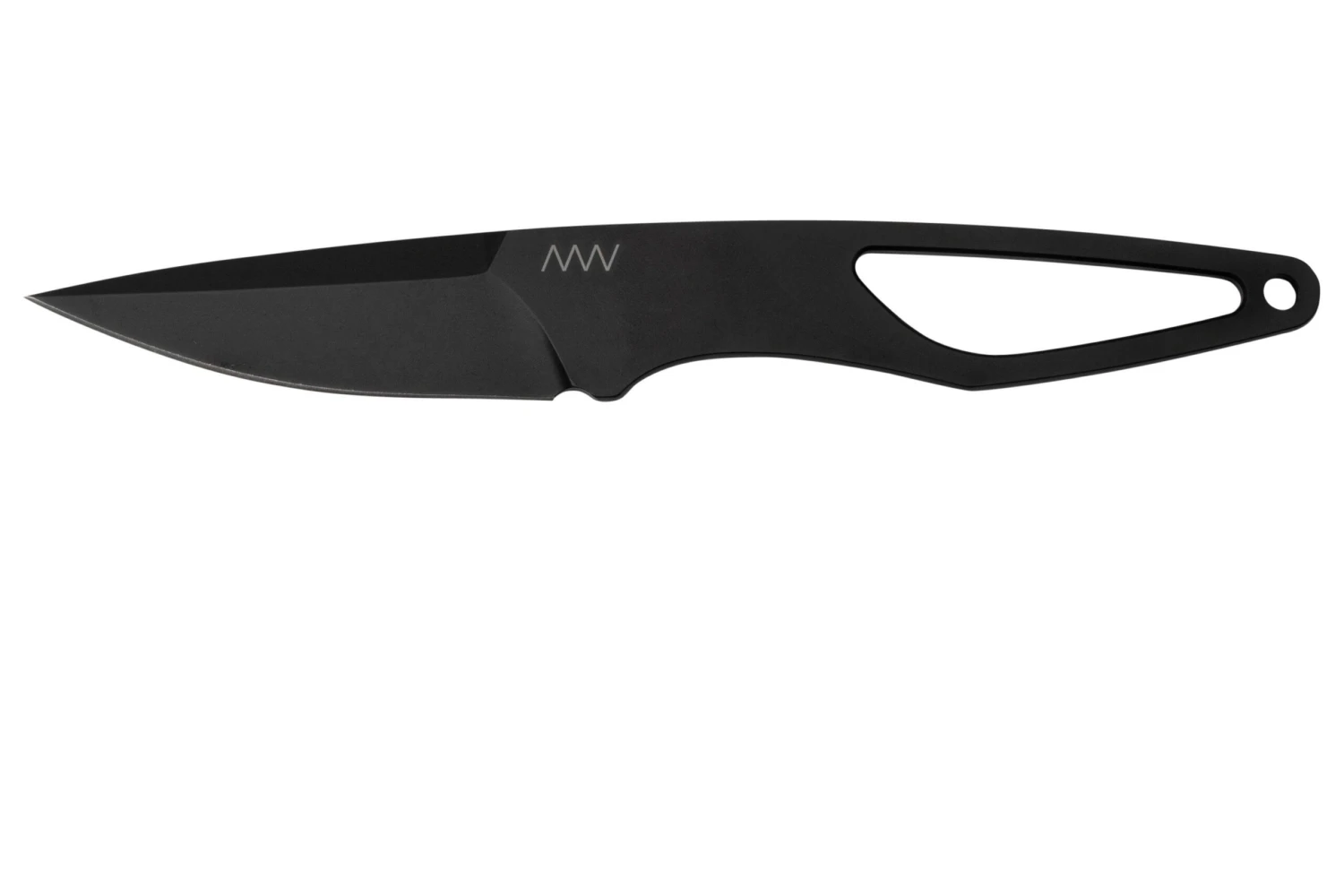 ANV Knives P100 Sleipner Cerakote, No Paracord, P100-036, Black Kydex Sheath, Cuchillo De Cuello