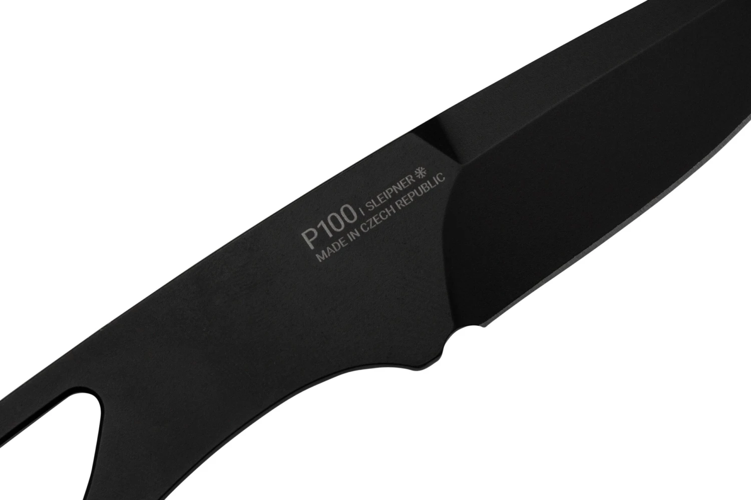 ANV Knives P100 Sleipner Cerakote, No Paracord, P100-036, Black Kydex Sheath, Cuchillo De Cuello - Imagen 5