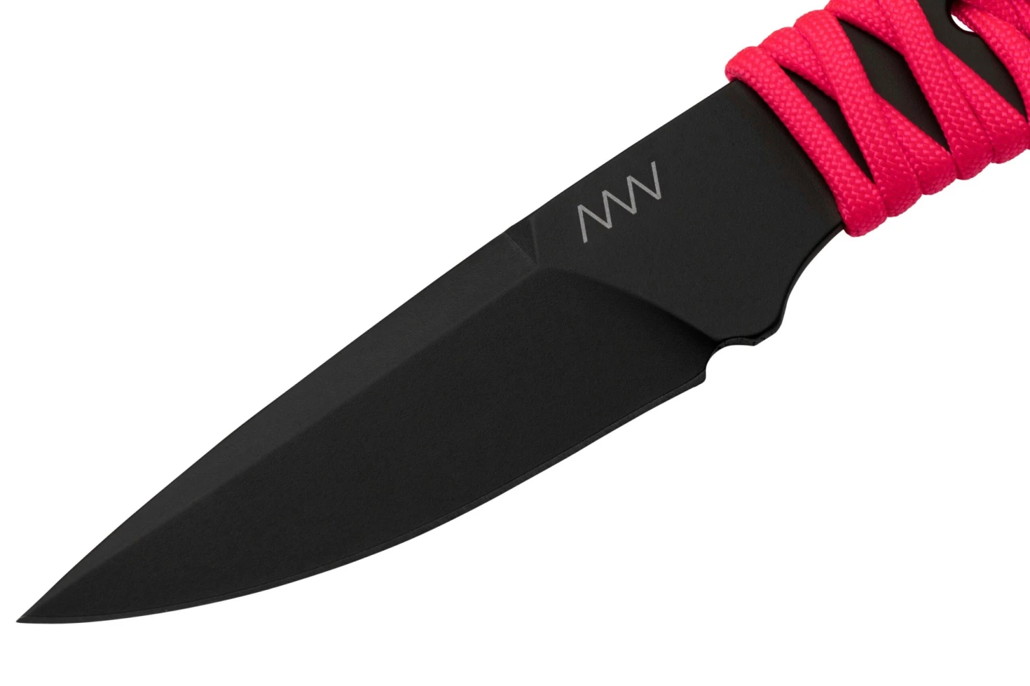 ANV Knives P100 Sleipner Cerakote, Pink Paracord, P100-044, Black Kydex Sheath, Cuchillo De Cuello - Imagen 3