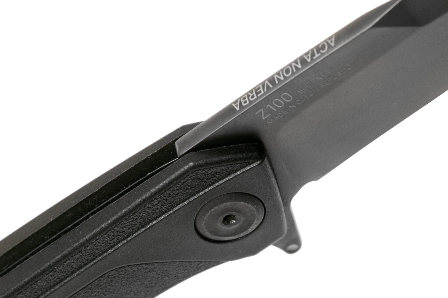 ANV Knives Z100 Sleipner, Black DLC, GRN, Linerlock Z100-048 Navaja - Imagen 6