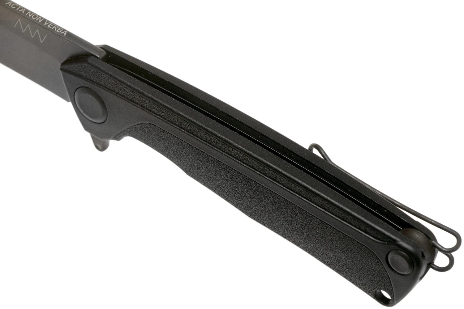 ANV Knives Z100 Sleipner, Black DLC, GRN, Linerlock Z100-048 Navaja - Imagen 7