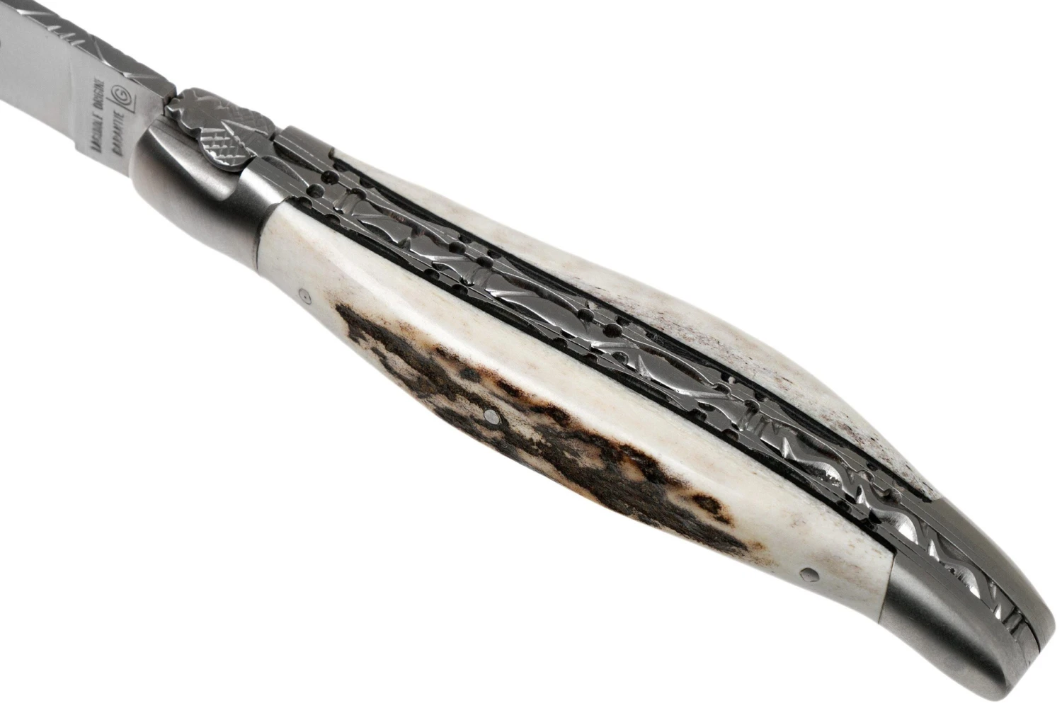 Laguiole En Aubrac 12cm Double Plates, Stag Horn Limado A Mano, L0712BCI/FSB1 - Imagen 7