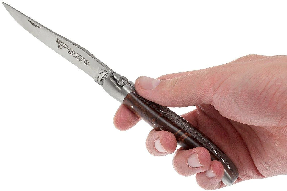 Laguiole En Aubrac 12cm Double Plates, Palissander Limado A Mano, L0712LPI-FSB1 - Imagen 7