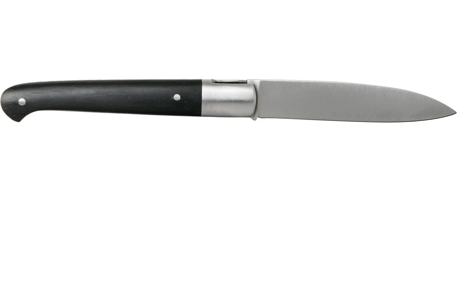 Laguiole En Aubrac Sauveterre 9 Cm Guillochees De Madera De ébano, Cuchillo De Caballero - Imagen 2