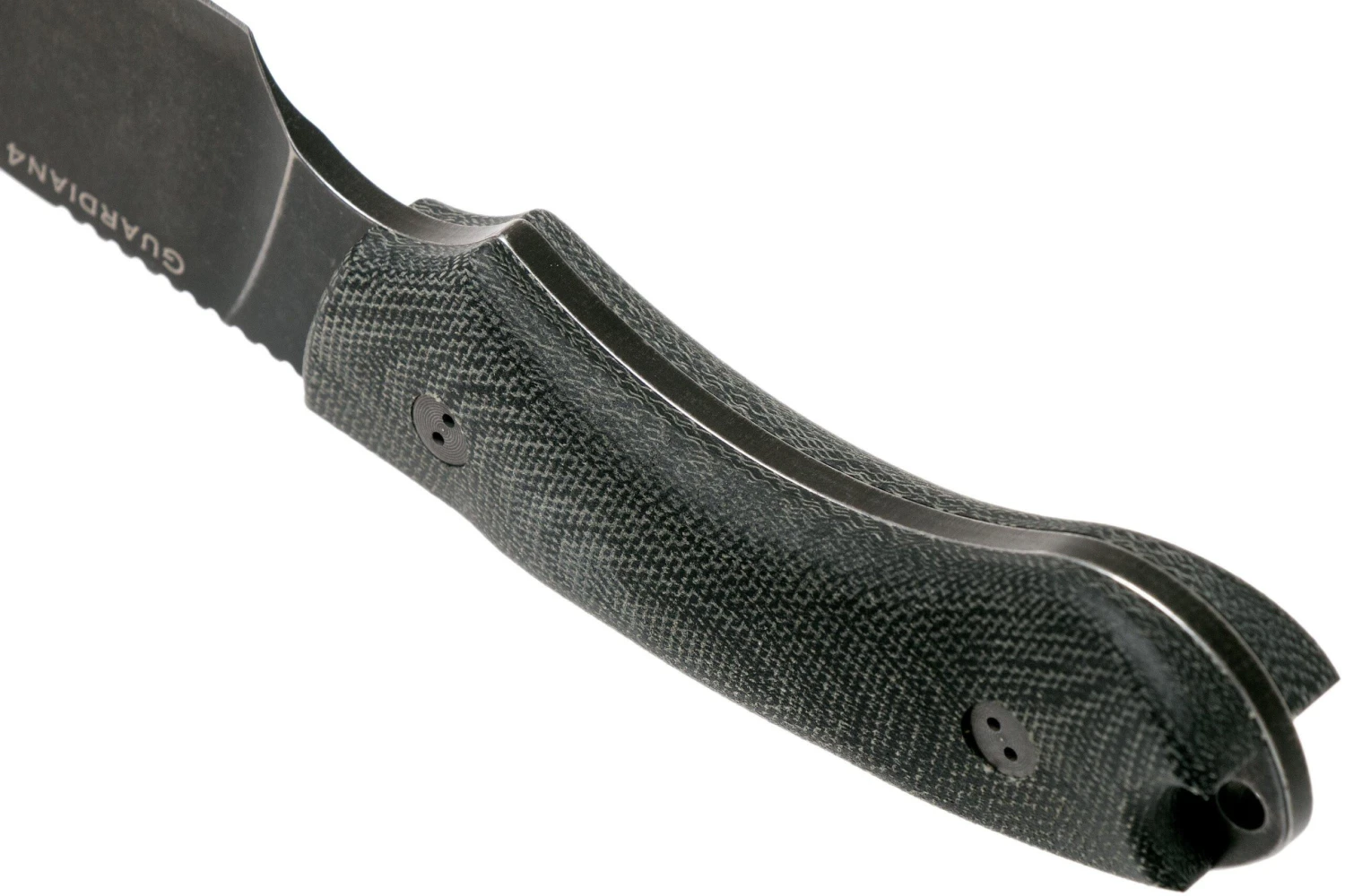 Bradford Guardian 4, 3D Black Micarta Guardian 4 M390, Full Flat Nimbus 4FH-101N - Imagen 4