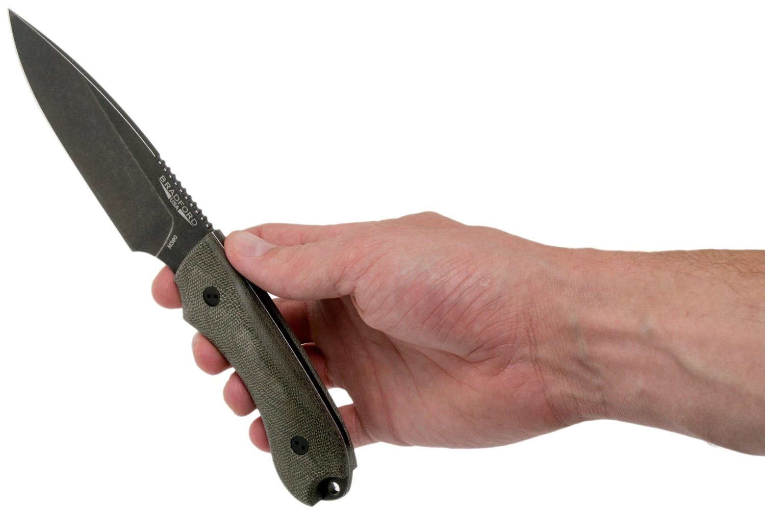 Bradford Guardian 4, 3D OD Green Micarta Guardian 4 M390, Sabre Nimbus 4S-102N - Imagen 6