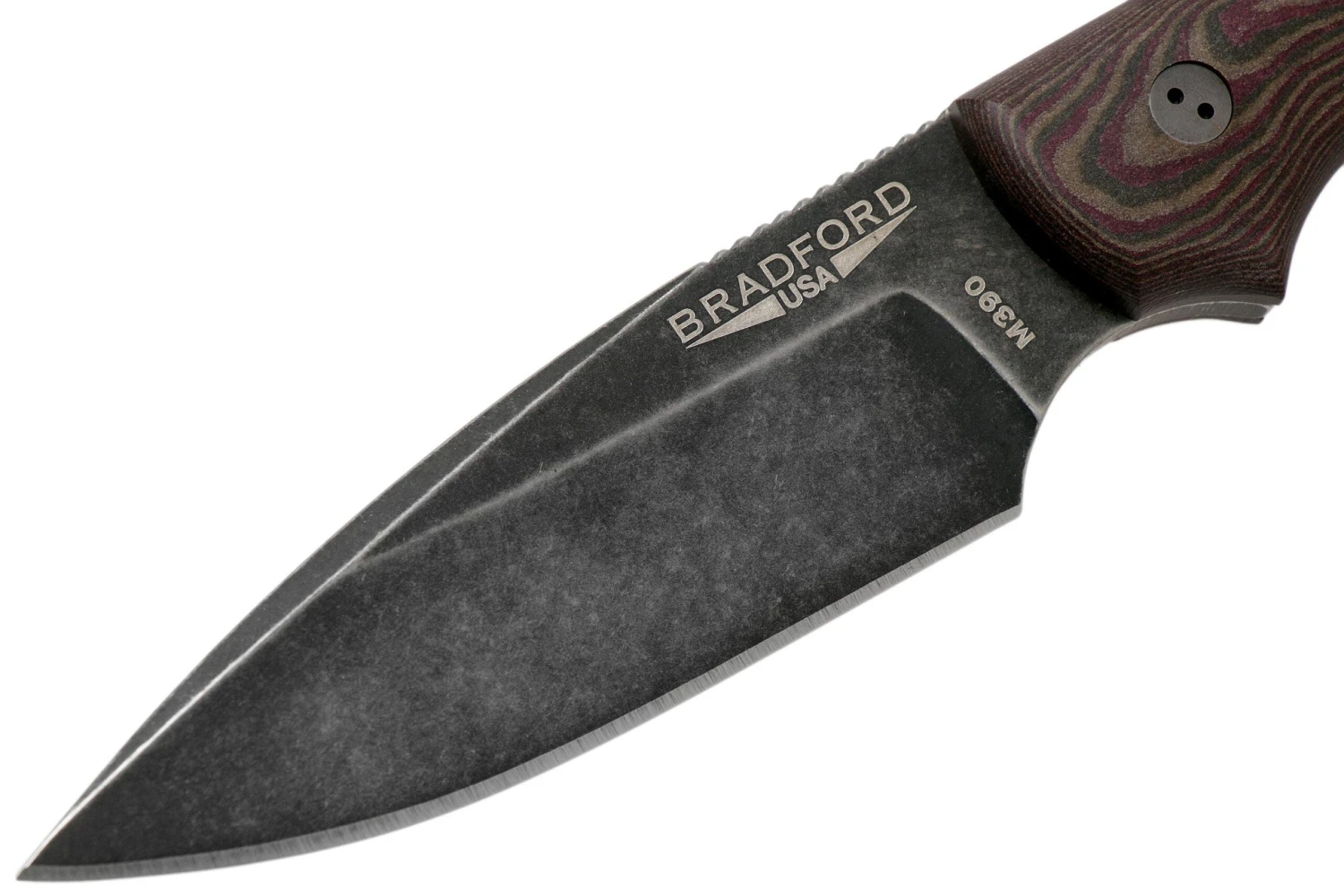 Bradford Guardian 3, 3D Brown-Red Richlite, M390 False Edge Nimbus Knivesandtools Exclusive - Imagen 3