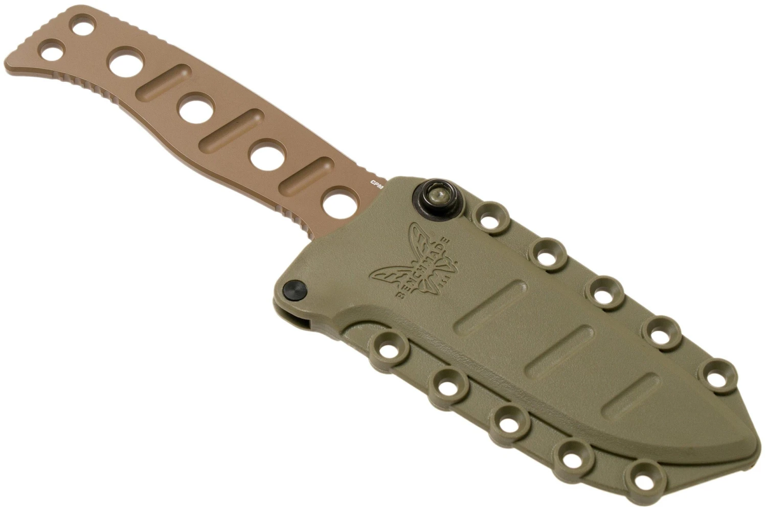 Benchmade 375FE-1 Flat Earth, Sibert Adamas Cuchillo Fijo, Shane Sibert Design - Imagen 6