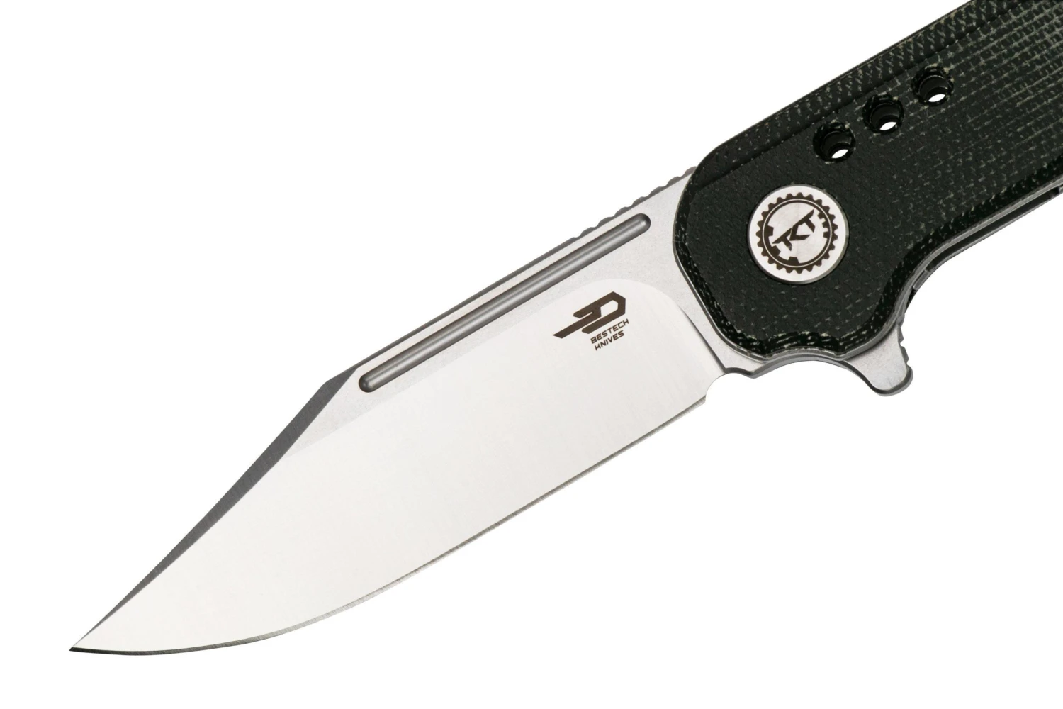 Bestech Syntax BG41D Stonewashed, Black Micarta Navaja - Imagen 3