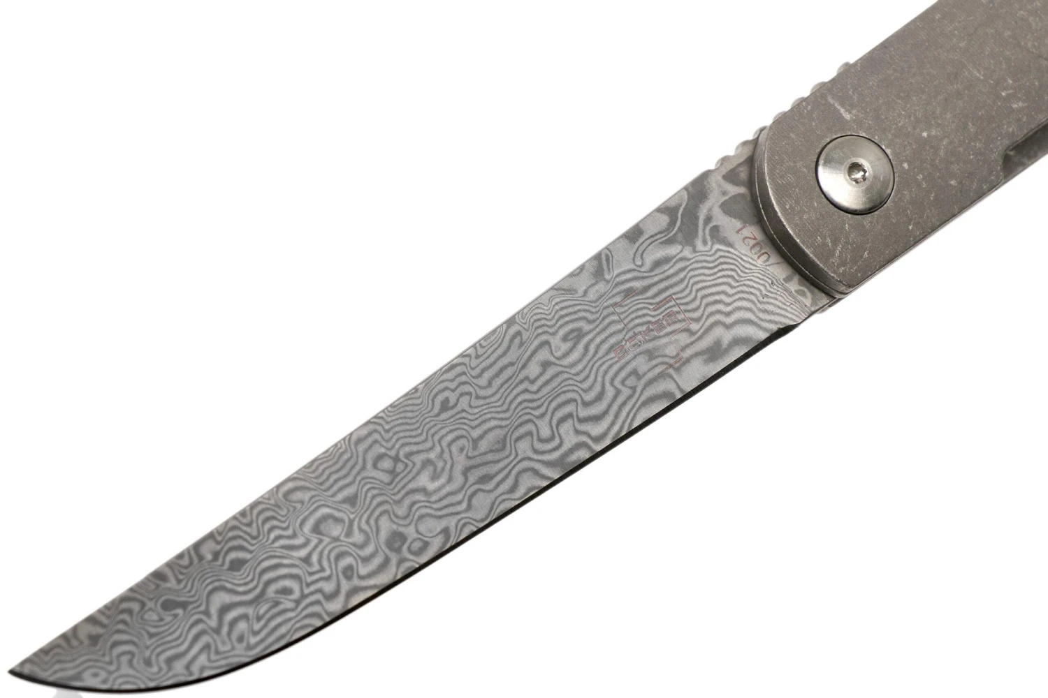 Böker Plus Nori Damascus 01BO897DAM Navaja, Kansei Matsuno Design - Imagen 3