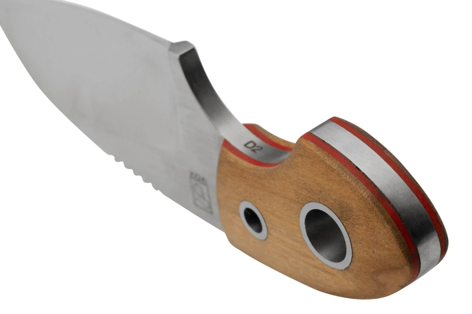 Böker Plus Gnome, D2 02BO322 Olive Wood, Cuchillo De Cuello - Imagen 4