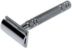 Böker Safety Razor Boraso Chrome 04BO221 Maquinilla De Afeitar Clásica, Cromada
