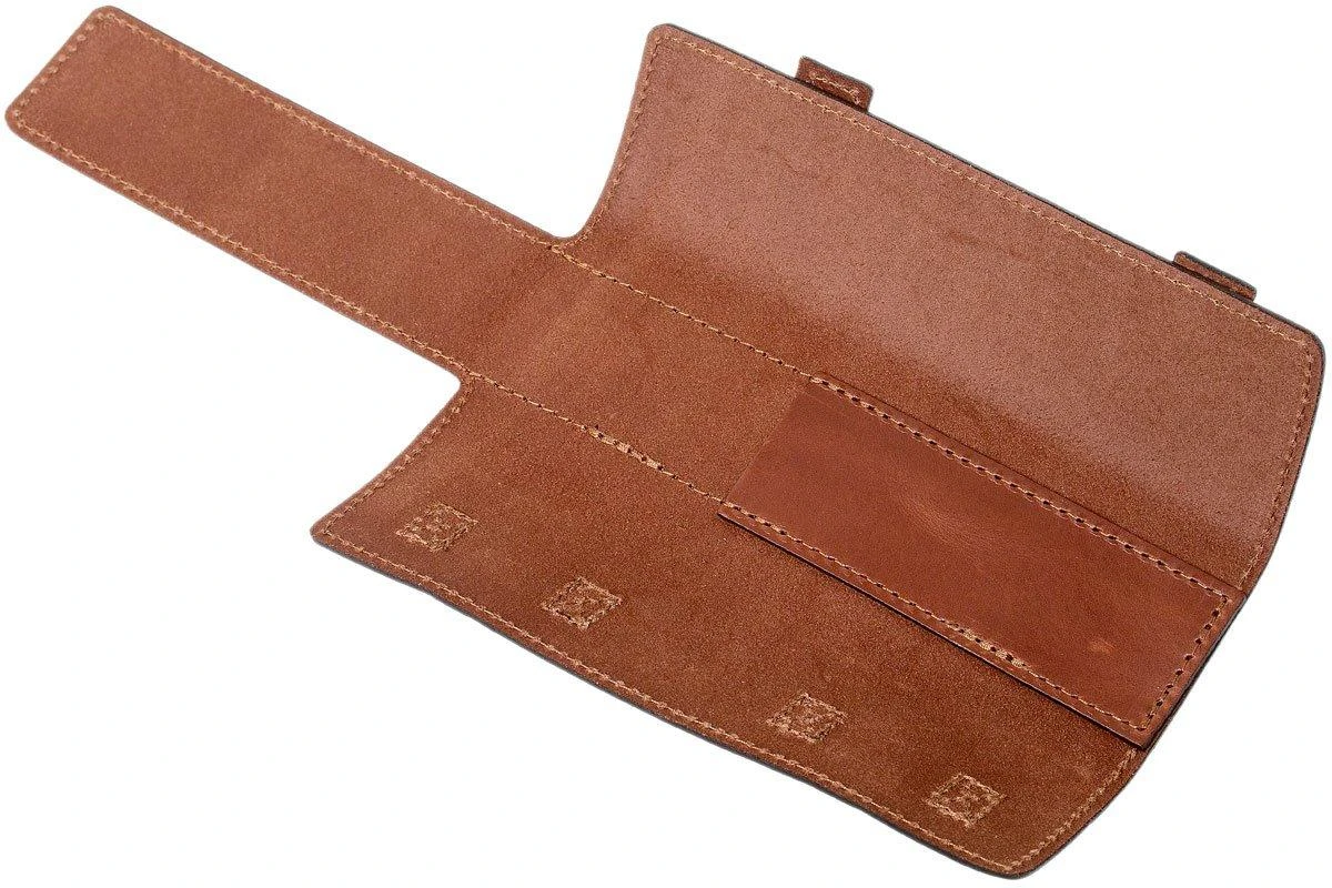 Böker Roll-Up Case Brown, Estuche De Viaje Para Navajas De Afeitar 90014 - Imagen 3