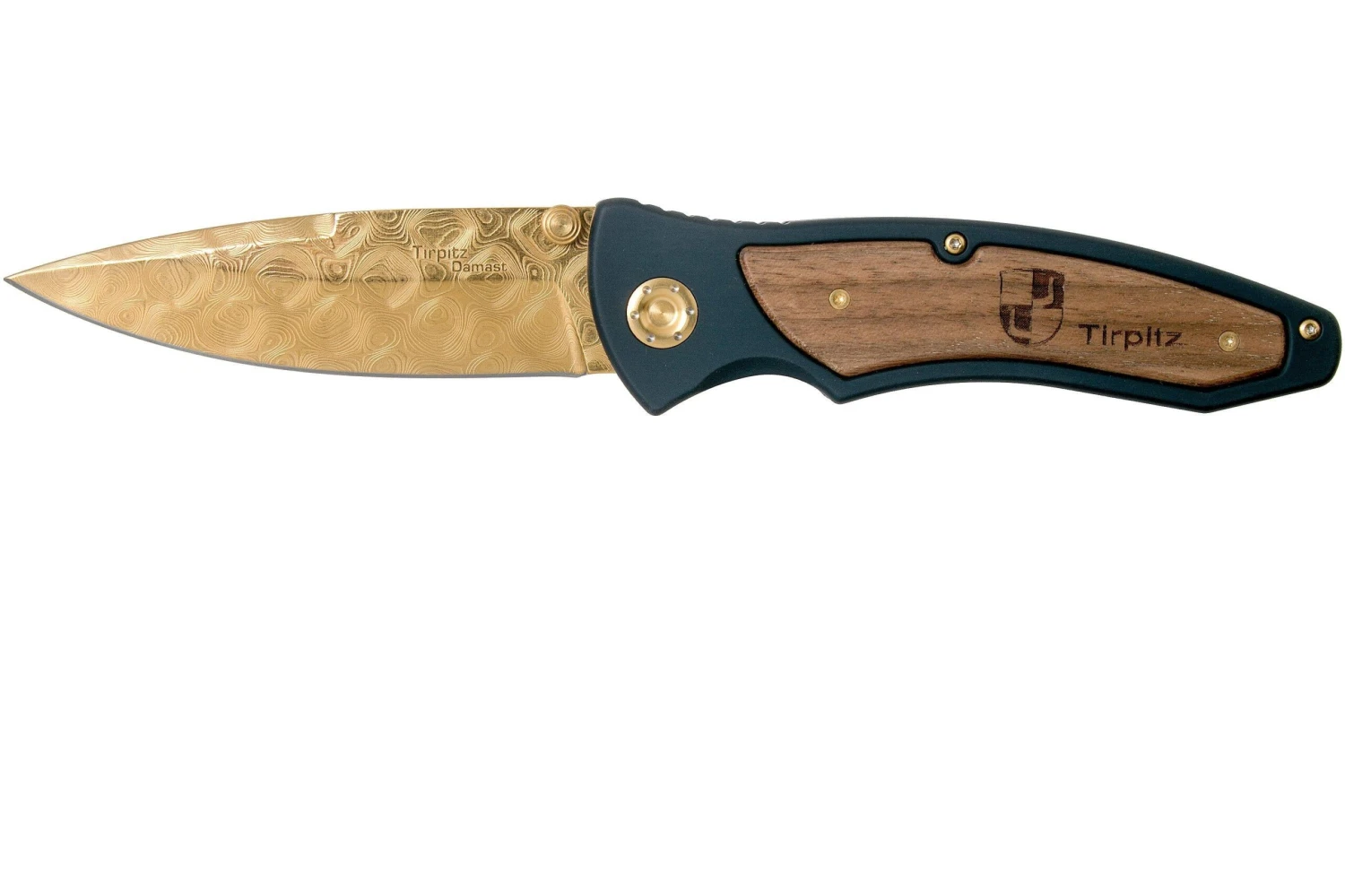 Böker Tirpitz Damast Gold Limited Edition 110194DAM Navaja