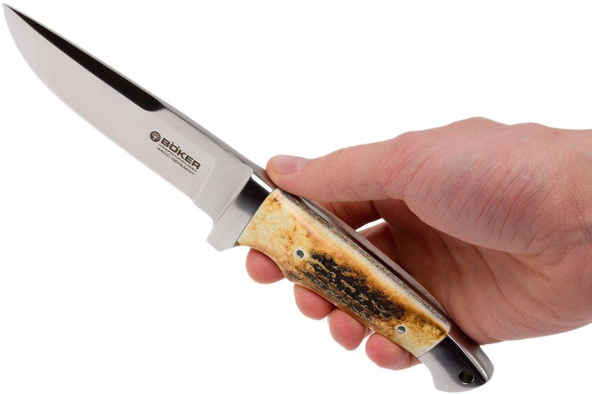 Böker Vollintegral 2.0 Cuerno De Venado 121586 Cuchillo De Caza - Imagen 6