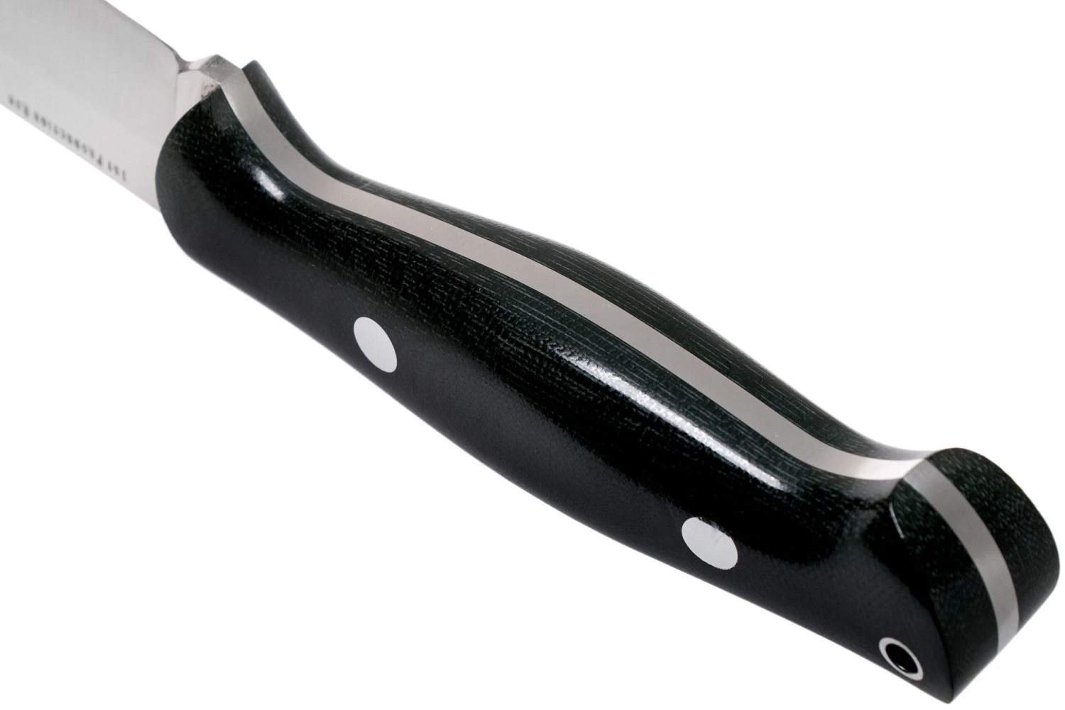 Bark River North Country EDC 2 CPM S45VN Black Canvas Micarta Cuchillo Fijo - Imagen 4