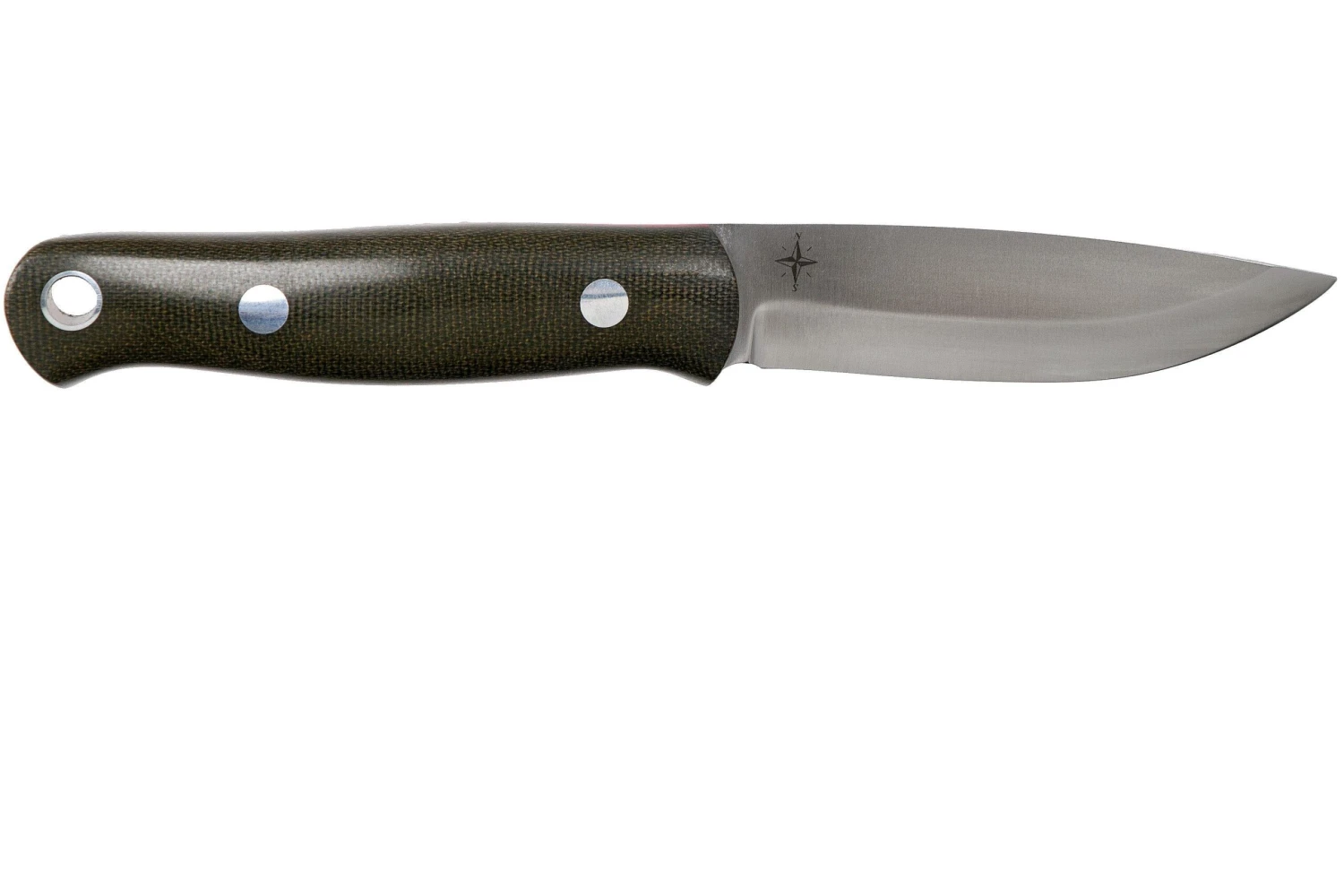Bark River Bushcrafter LT CPM 3V, Black Canvas Micarta - Imagen 2