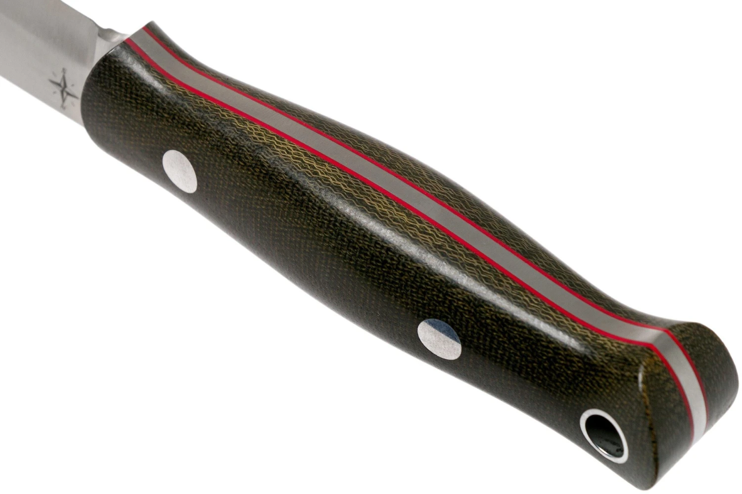 Bark River Bushcrafter LT CPM 3V, Black Canvas Micarta - Imagen 4