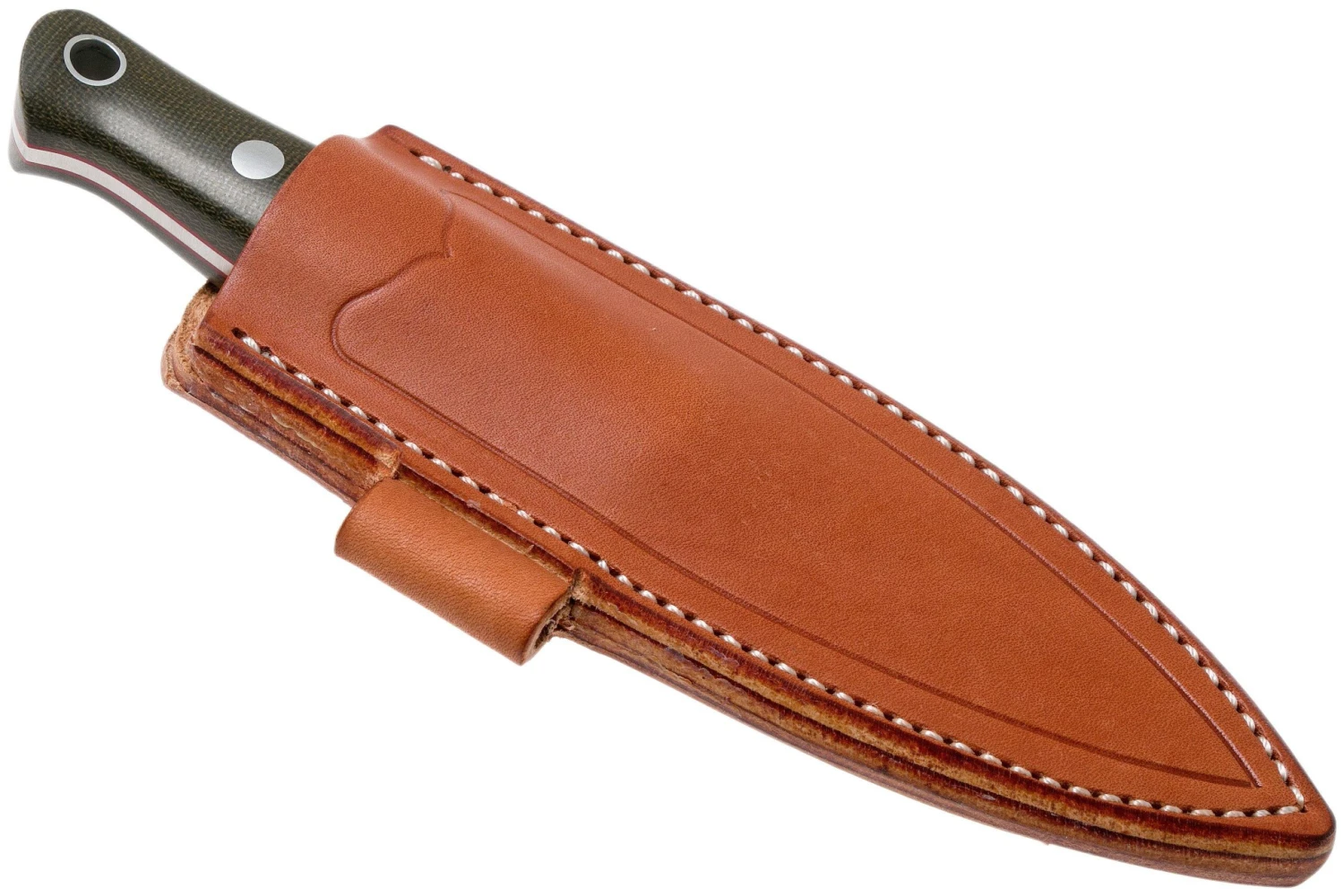 Bark River Bushcrafter LT CPM 3V, Black Canvas Micarta - Imagen 6