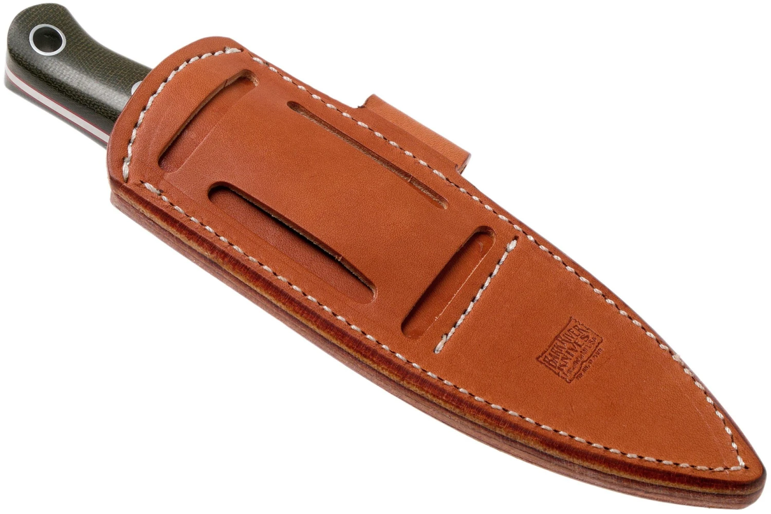 Bark River Bushcrafter LT CPM 3V, Black Canvas Micarta - Imagen 7