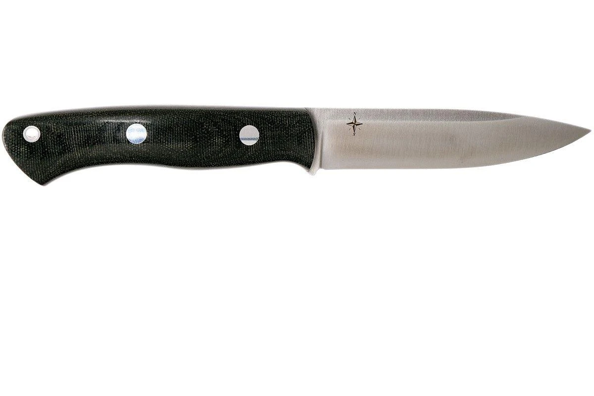 Bark River Aurora 3V, Black Canvas Micarta Cuchillo Bushcraft - Imagen 2