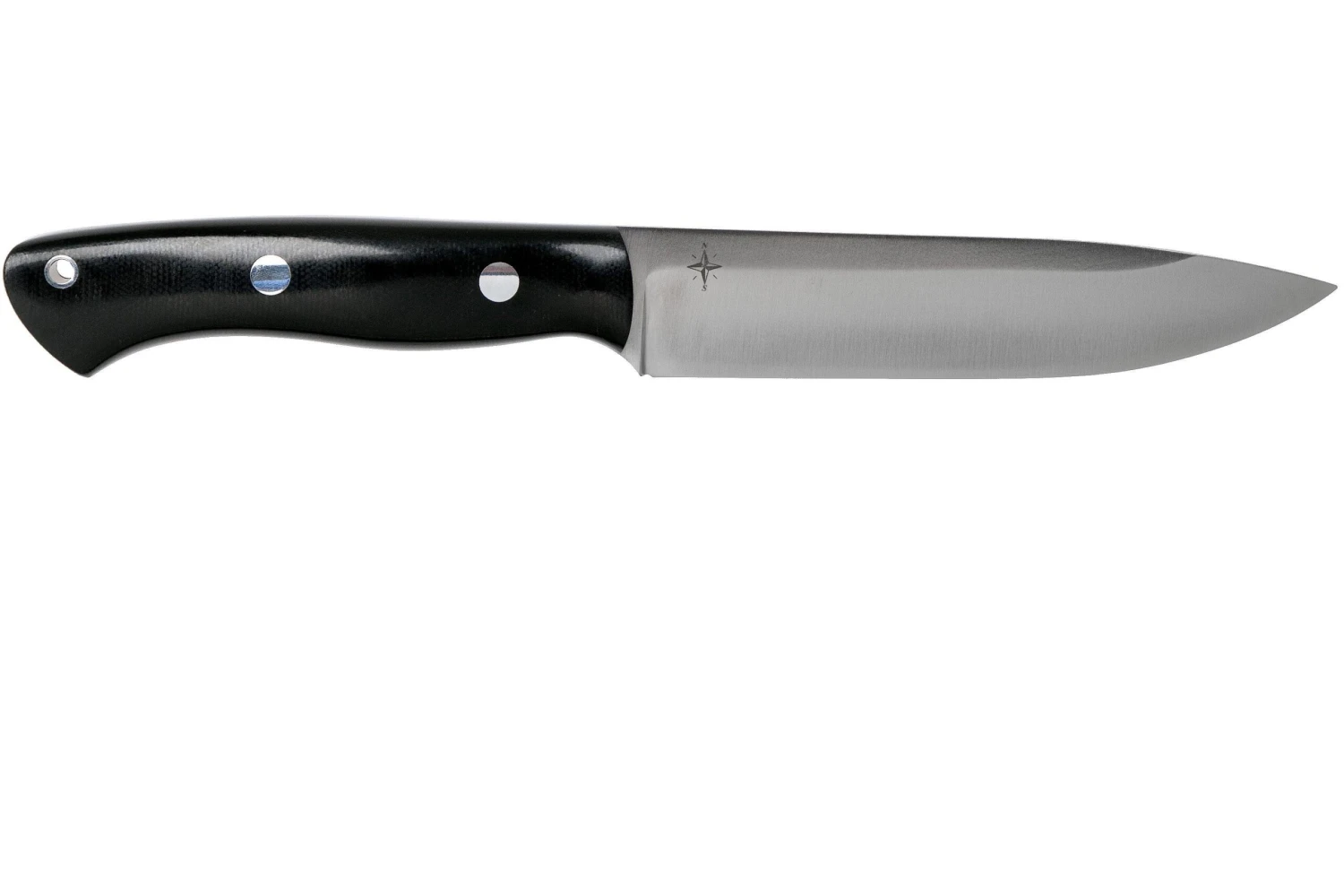 Bark River Aurora II CPM 3V, Black Canvas Micarta Cuchillo Bushcraft - Imagen 2