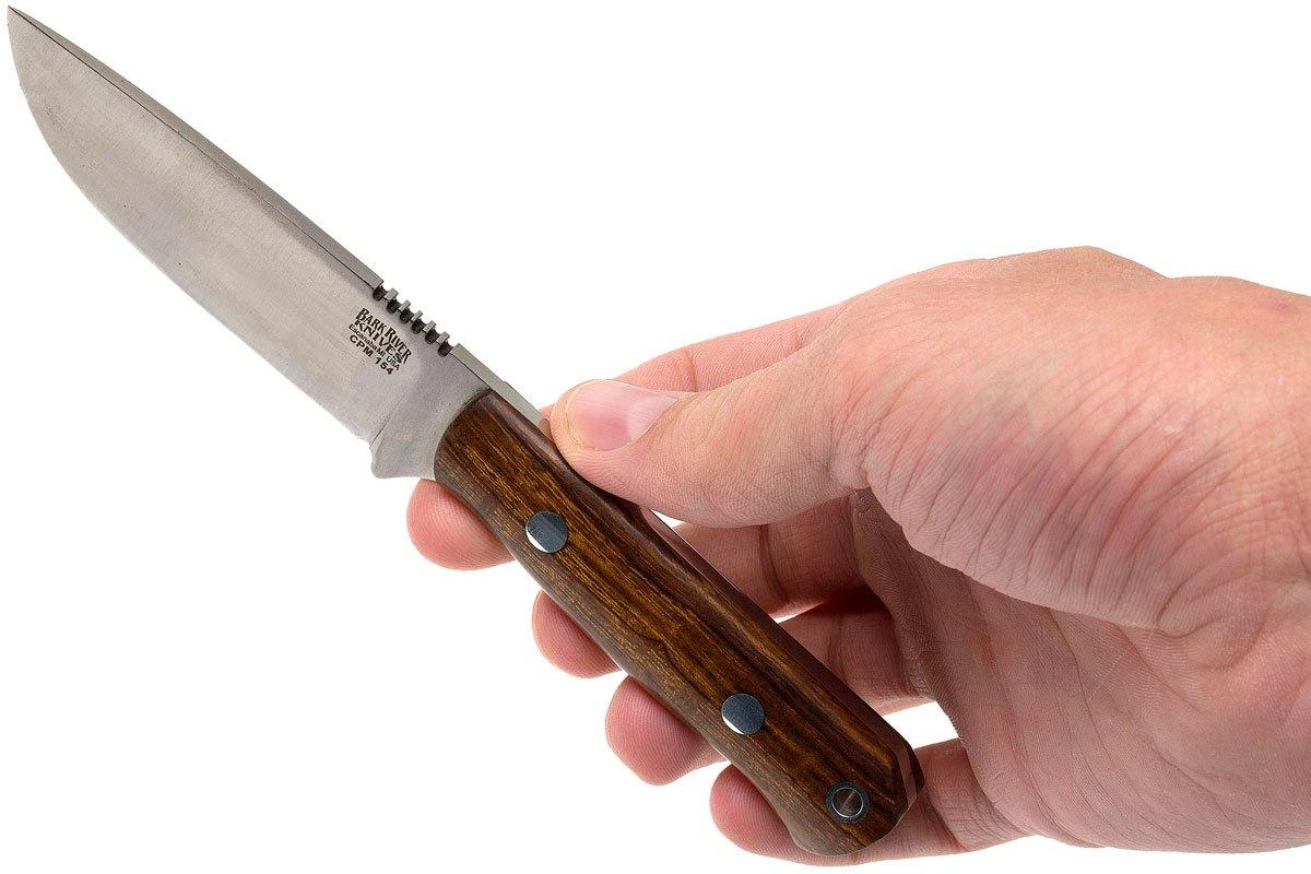 Bark River Bravo Necker II CPM 154CM, Desert Ironwood, Funda Marrón - Imagen 6