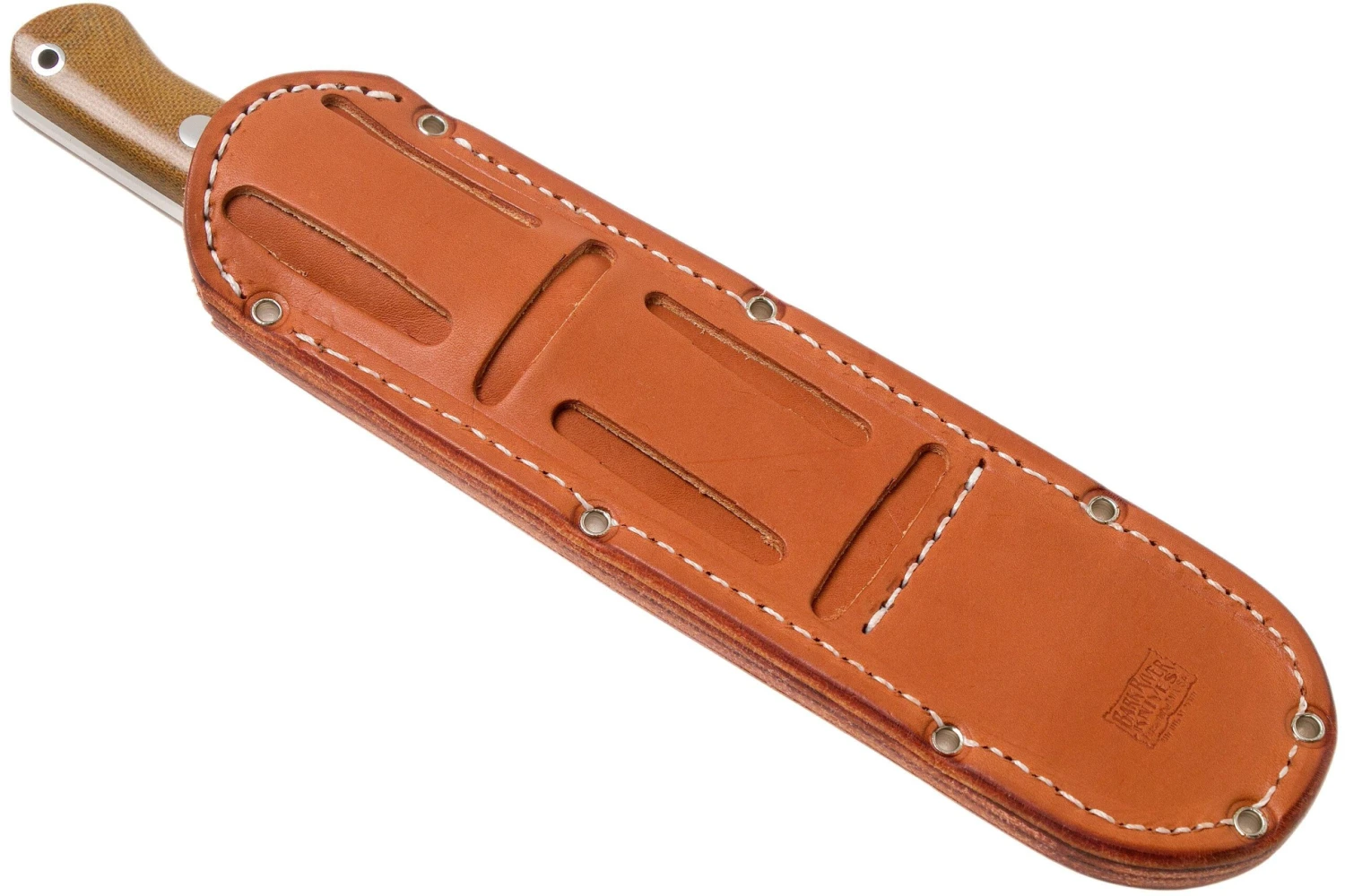 Bark River Bravo 1.5 A2 Natural Canvas Micarta Cuchillo De Exterior - Imagen 7