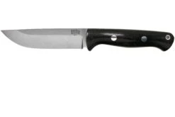 Bark River Bravo 1.2 A2 Black Canvas Micarta Rampless Cuchillo De Exterior