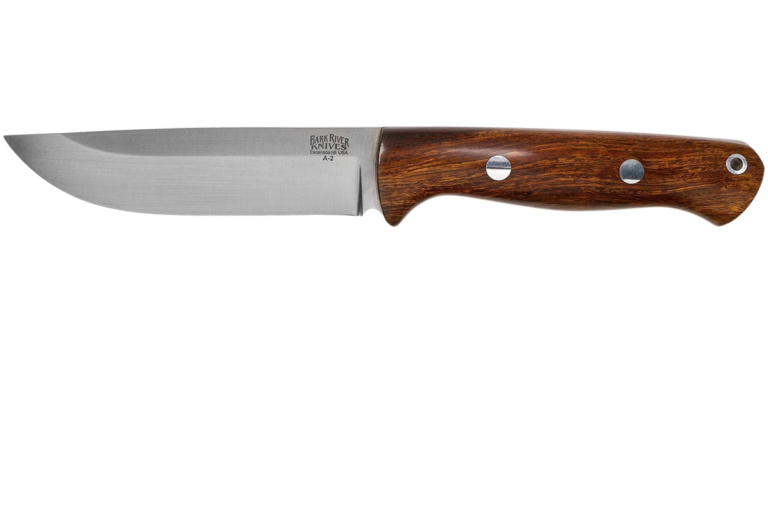Bark River Bravo 1.2 A2 Desert Ironwood Rampless Cuchillo De Exterior