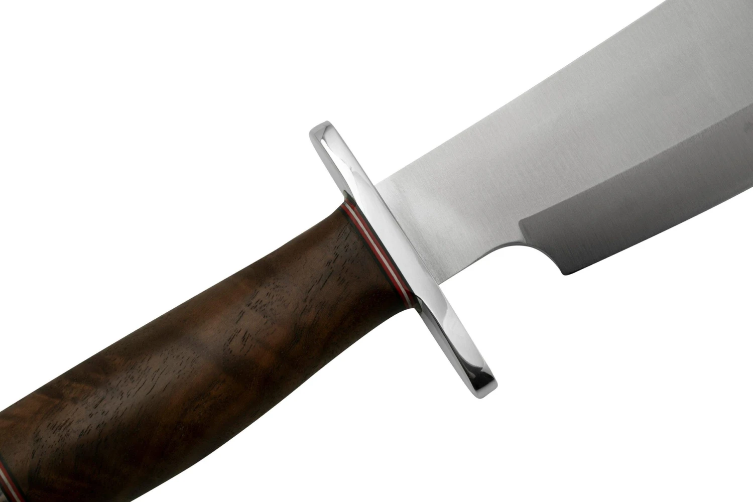 Bark River Shining Mountain Bowie A2 Walnut Burl Double Quillion, Cuchillo Bowie - Imagen 5