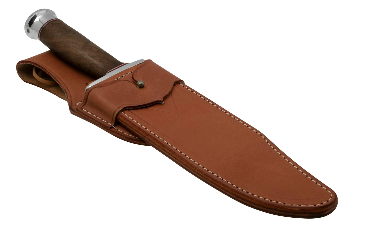 Bark River Shining Mountain Bowie A2 Walnut Burl Double Quillion, Cuchillo Bowie - Imagen 6