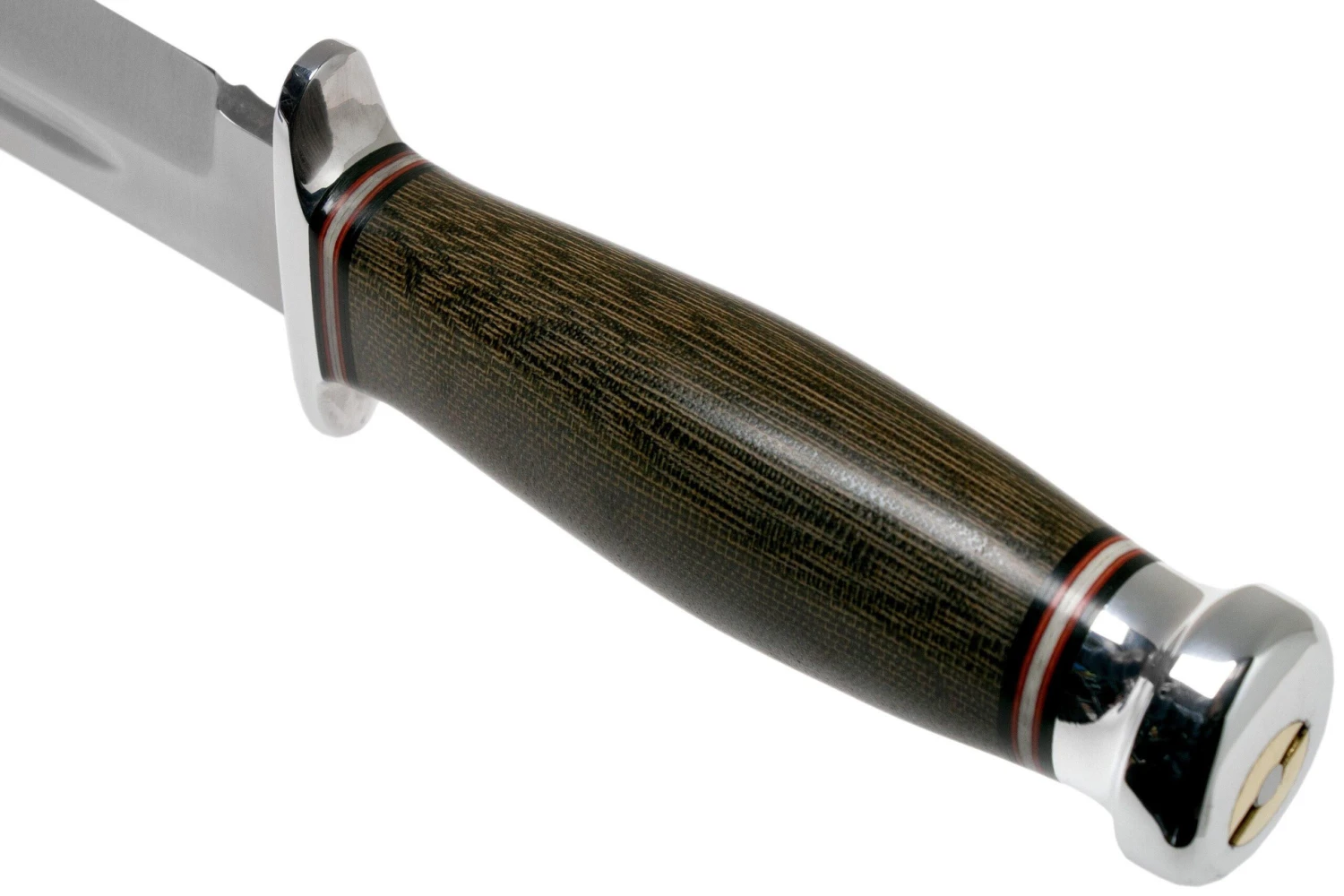 Bark River Boone II CPM 3V Green Canvas Micarta Cuchillo De Exterior - Imagen 4