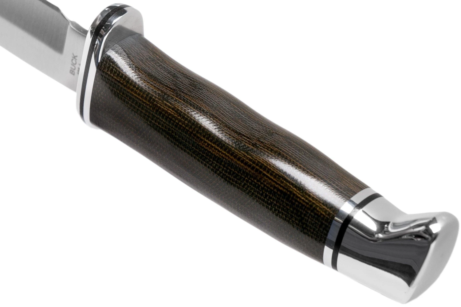 Buck 105GRS1 Pathfinder Pro Green Micarta Cuchillo De Caza - Imagen 4