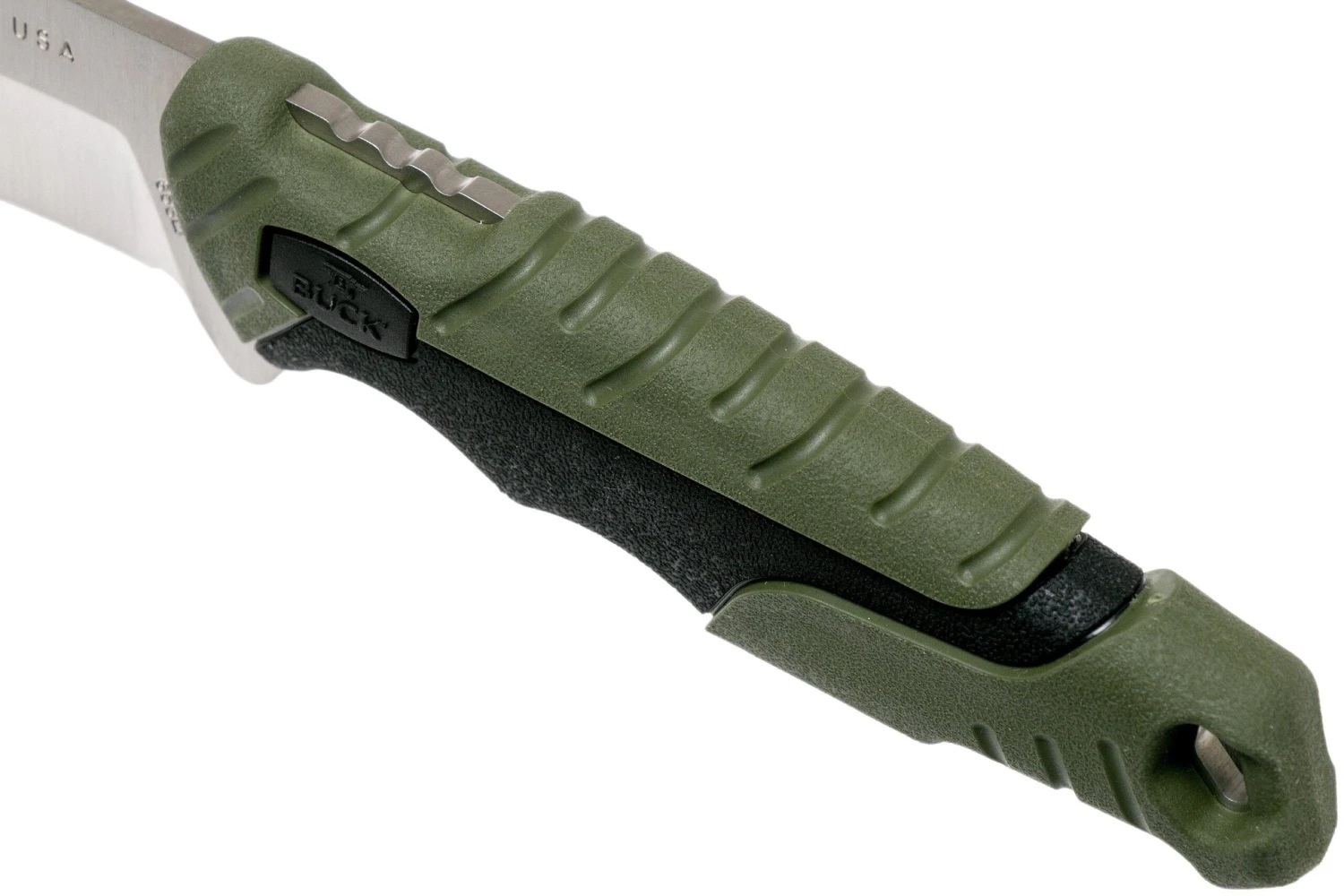 Buck Pursuit Large Green 656GRS Cuchillo De Caza - Imagen 5
