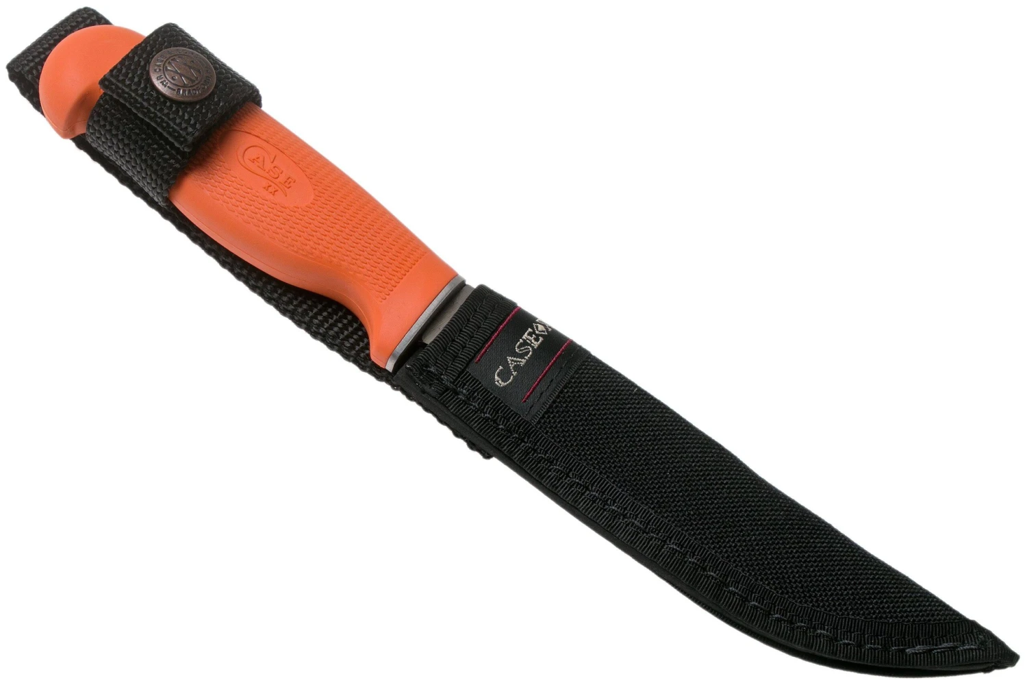 Case Utility Hunter, Orange Hunters, Textured Synthetic, 18501, LT216-5 SS Cuchillo Fijo - Imagen 6