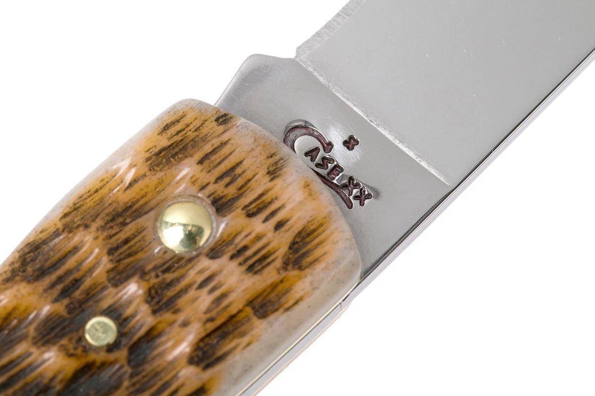 Case Sod Buster Jr Amber Jigged Bone, 245 6137 SS Navaja - Imagen 7