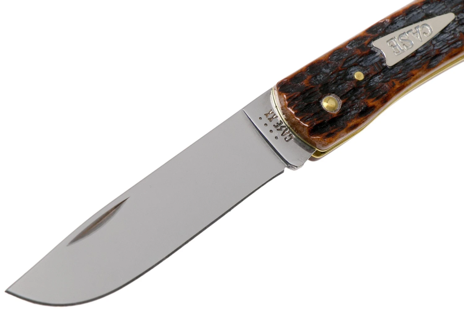 Case Sod Buster Jr Brown Bone, Peach Seed Jig, 42653, 6137 SS Navaja - Imagen 3