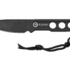Civivi Circulus C22012-1, Black Stonewashed 10Cr15CoMoV Cuchillo De Cuello, Diseño De Ostap Hel