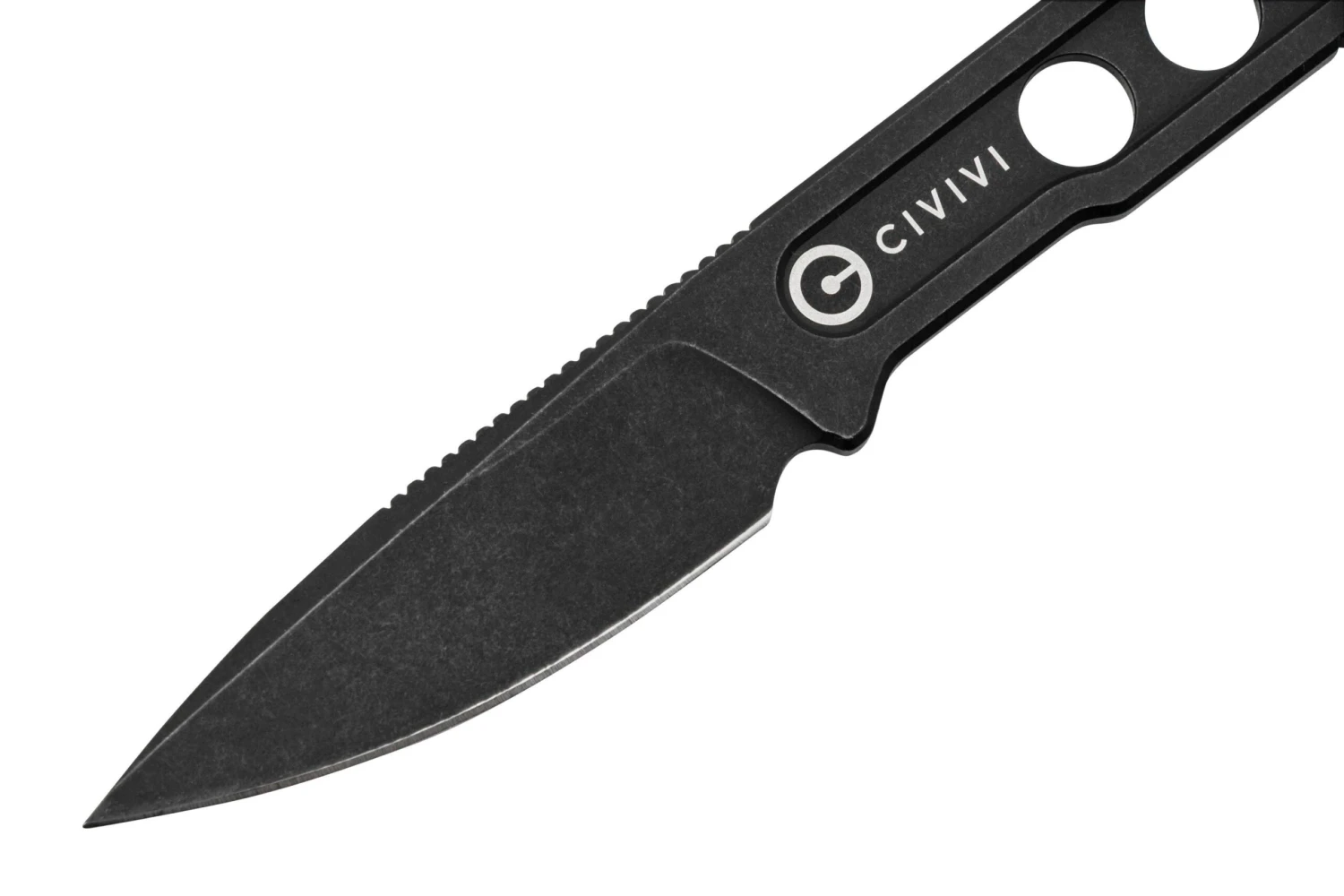 Civivi Circulus C22012-1, Black Stonewashed 10Cr15CoMoV Cuchillo De Cuello, Diseño De Ostap Hel - Imagen 3