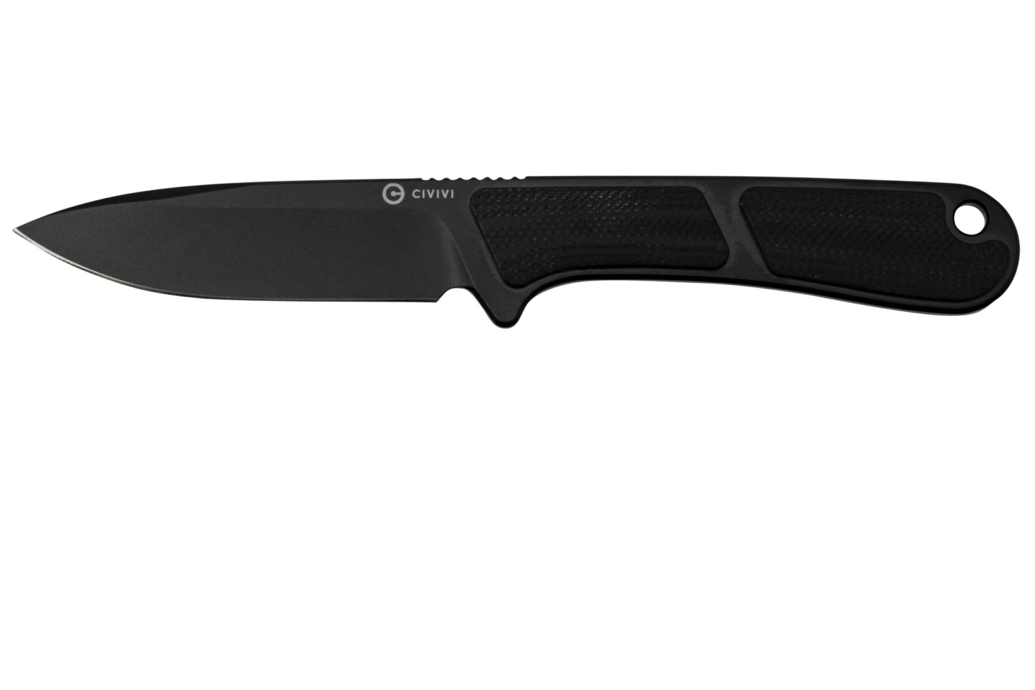 Civivi Mini Elementum Fixed Blade C23010-1 Black G10, Blackwashed Cuchillo De Cuello