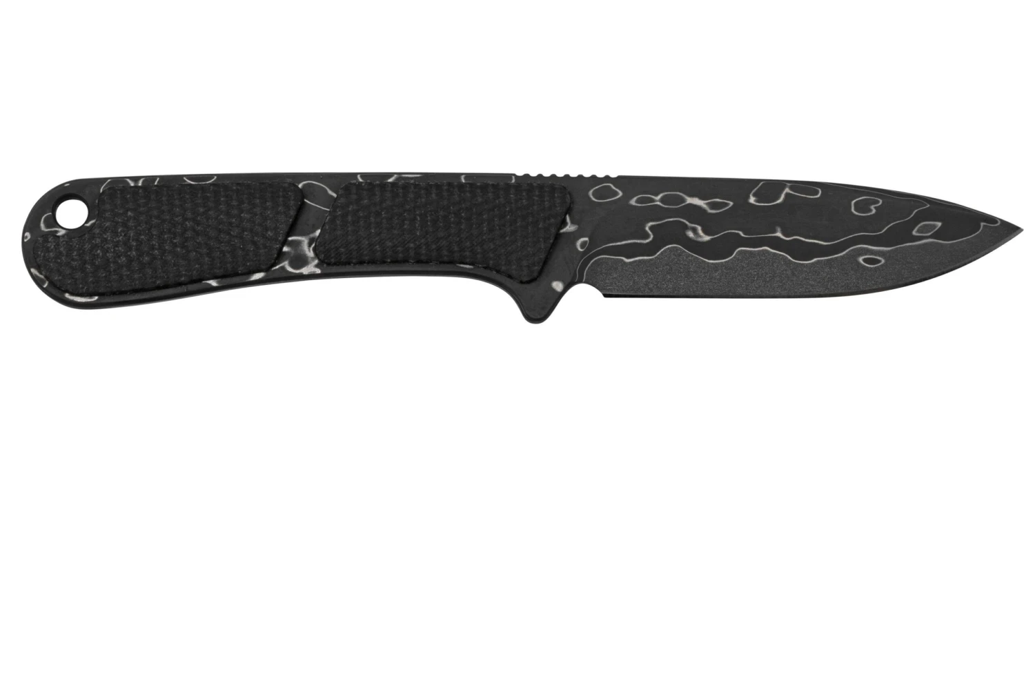 Civivi Mini Elementum Fixed Blade C23010-DS1 Dark Green Canvas Micarta, Damascus Cuchillo De Cuello - Imagen 2