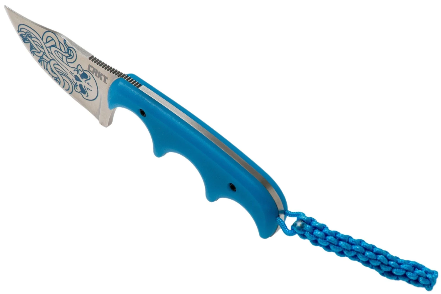 CRKT Minimalist Bowie Cthulhu 2387O Cuchillo De Cuello, Alan Folts Design - Imagen 4