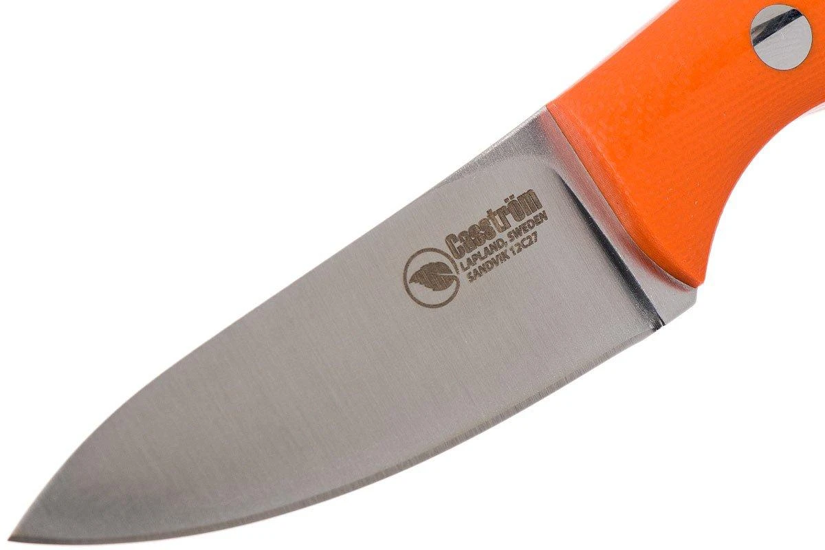Casström Safari Orange G10 Cuchillo De Caza 10630, Alan Wood Design - Imagen 3