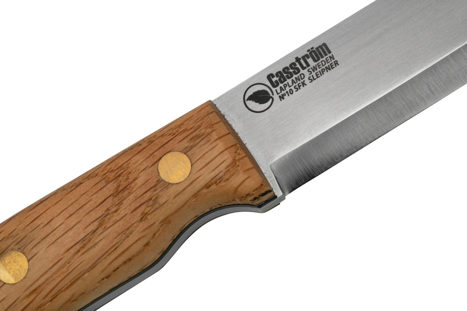 Casström No. 10 Swedish Forest Knife Oak, K720 Scandi Grind 13121 Con Yesquero - Imagen 5