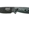 ESEE Model 3 Black Blade 3D Grey-Black G10 Cuchillo De Supervivencia 3PMB-002 Funda Negra + Clip Para Cinturón