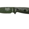 ESEE Model 3 OD Green Blade 3D OD Green-Black G10 Cuchillo De Supervivencia 3PMOD-003 Funda Negra + Clip Para Cinturón