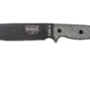 ESEE Model 6 Black Blade, Grey Handle 6P-B Con Funda Negra + Clip De Cinturón